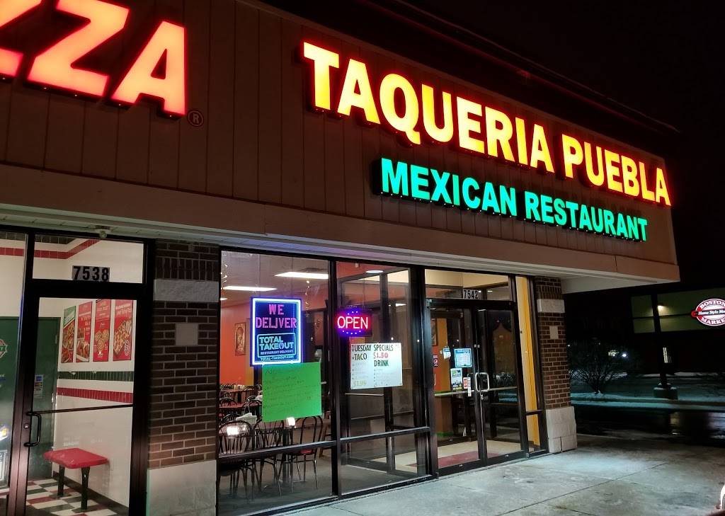 Taqueria Puebla Mexican Restaurant | restaurant | 7542 Shadeland Ave, Indianapolis, IN 46250, USA | 3175985333 OR +1 317-598-5333