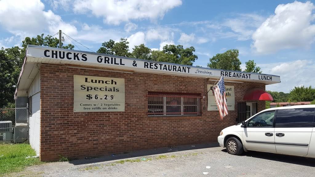 Chucks Grill | restaurant | 8001 Old Statesville Rd, Charlotte, NC 28269, USA | 7045971580 OR +1 704-597-1580