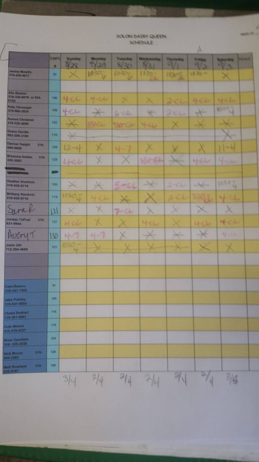 Dairy Queen Store | restaurant | 101 Prairie Rose Ln #1, Solon, IA 52333, USA | 3196242115 OR +1 319-624-2115