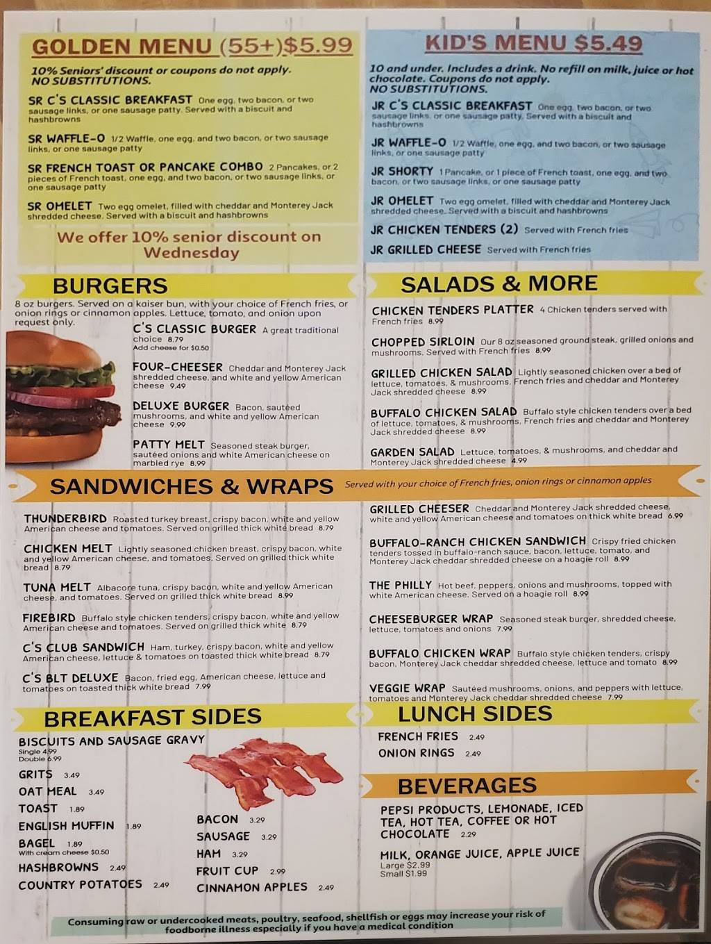 Cs Waffles Ormond | restaurant | 488 S Yonge St, Ormond Beach, FL 32174, USA | 3864927100 OR +1 386-492-7100