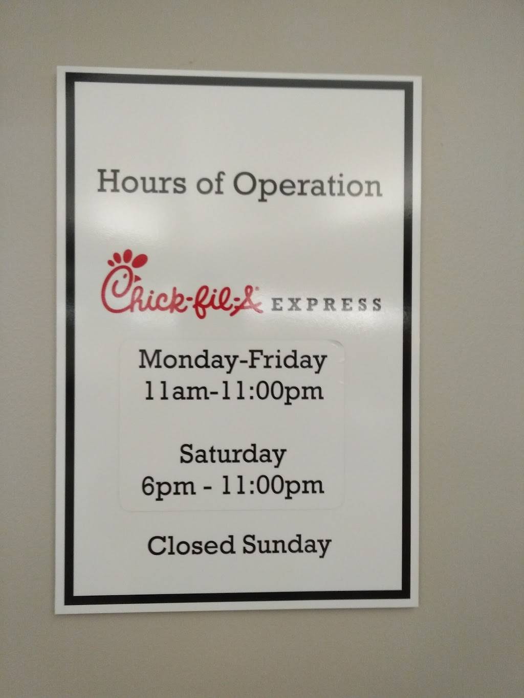 Chick-fil-A | restaurant | Edward L, Edward L. Gaylord University Center, 2501 E Memorial Rd, Edmond, OK 73013, USA | 4054255019 OR +1 405-425-5019