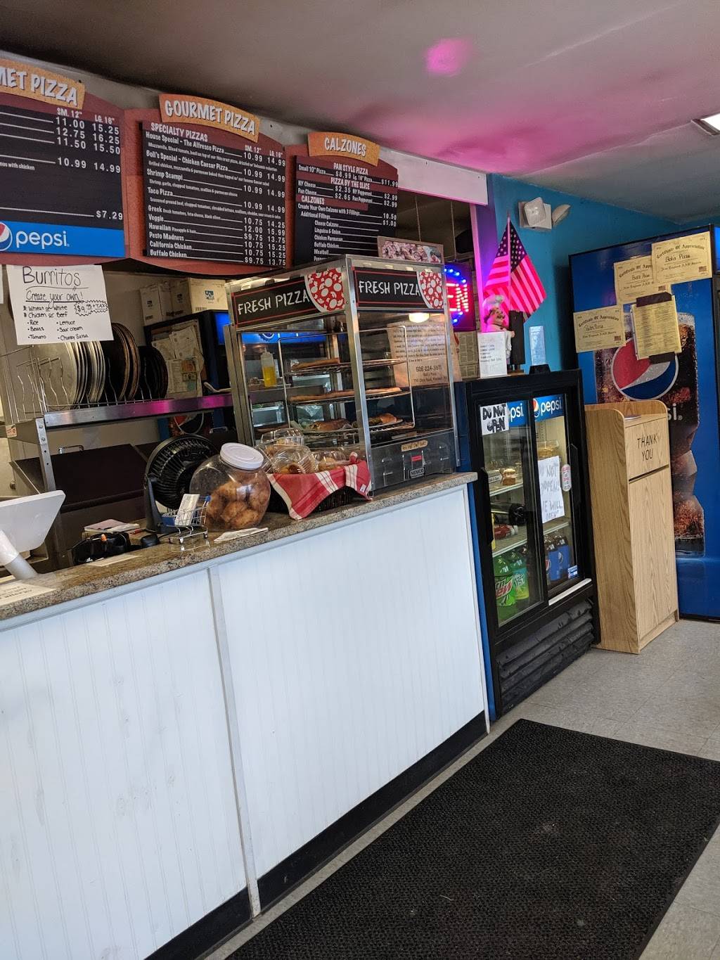 Bolis Pizza | restaurant | 700 State Rd, Plymouth, MA 02360, USA | 5082243671 OR +1 508-224-3671