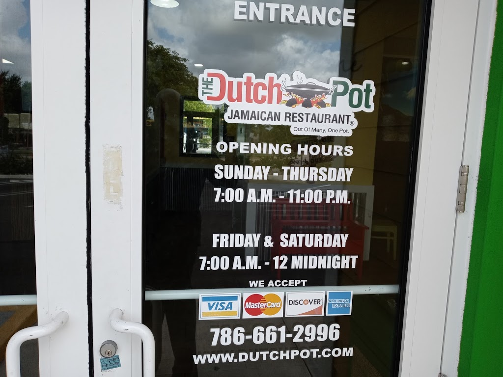 The Dutch Pot Jamaican Restaurant | restaurant | 19695 NW 2nd Ave, Miami, FL 33169, USA | 7869162972 OR +1 786-916-2972