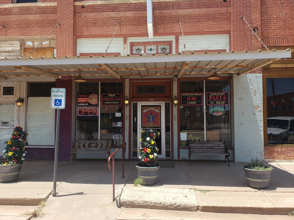 Sweet T Pizza | restaurant | 109 N Main St, Crowell, TX 79227, USA | 9406841357 OR +1 940-684-1357