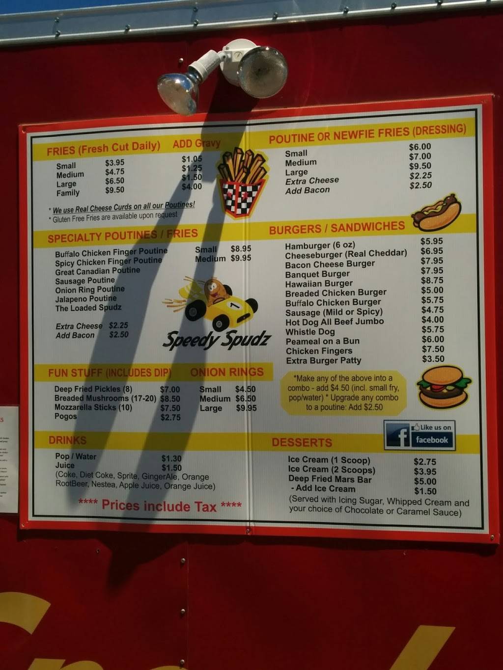 Speedy Spudz | restaurant | 1406 Taunton Rd E, Oshawa, ON L1H 8L7, Canada | 9052437433 OR +1 905-243-7433