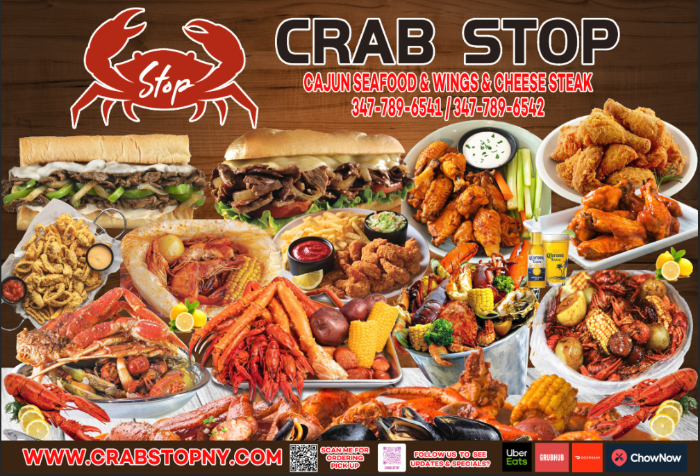 Crab Stop Cajun Seafood & Wings | meal takeaway | 682A Rockaway Ave, Brooklyn, NY 11212, USA | 3477896541 OR +1 347-789-6541