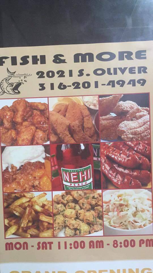 Fish And More | restaurant | 2021 Oliver, Wichita, KS 67218, USA | 3162014949 OR +1 316-201-4949