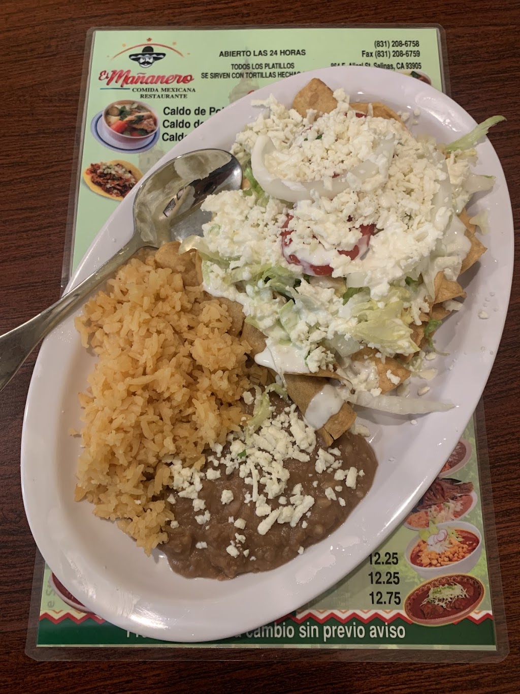 El Mañanero Restaurante Mexicano | restaurant | 864 E Alisal St, Salinas, CA 93905, USA | 8312086743 OR +1 831-208-6743