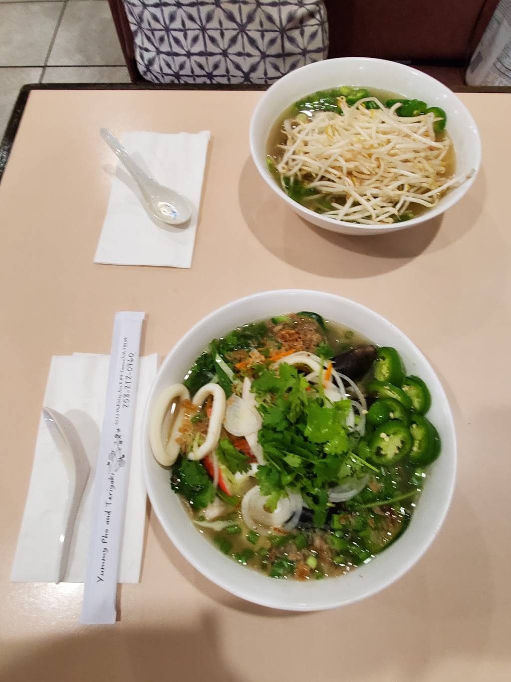 Yummy Pho & Teriyaki | restaurant | 5522 E McKinley Ave B, Tacoma, WA 98404, USA | 2532120760 OR +1 253-212-0760