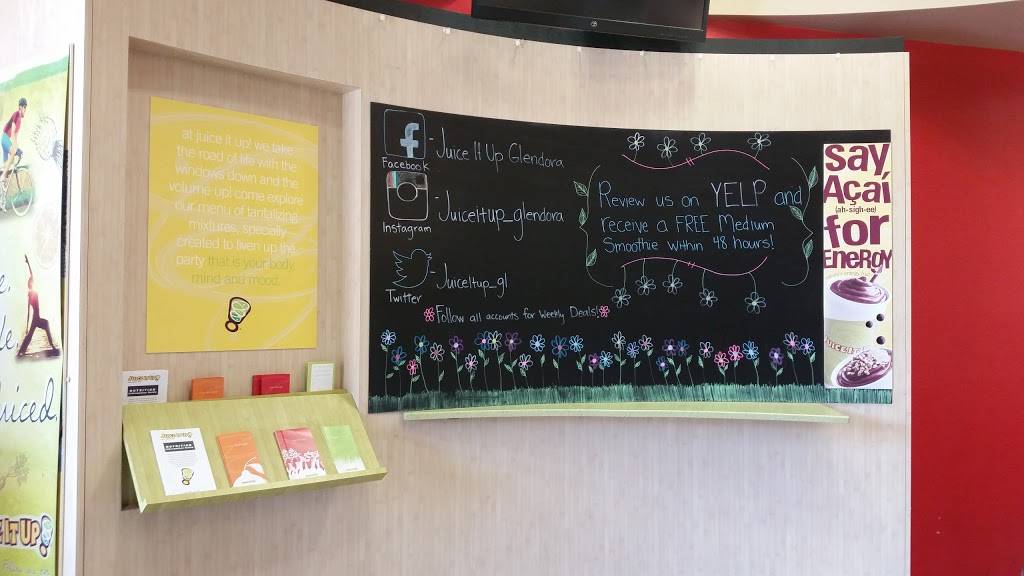 Juice It Up! | restaurant | 545 S Grand Ave, Glendora, CA 91741, USA | 6263355454 OR +1 626-335-5454