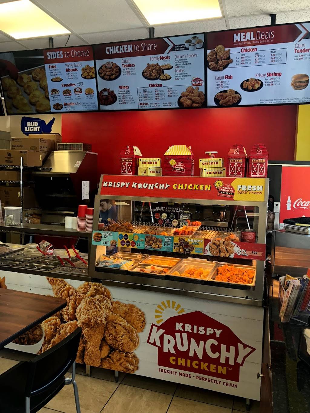 Krispy Krunchy Chicken | restaurant | 6450 Pines Blvd, Pembroke Pines, FL 33024, USA | 9544049752 OR +1 954-404-9752