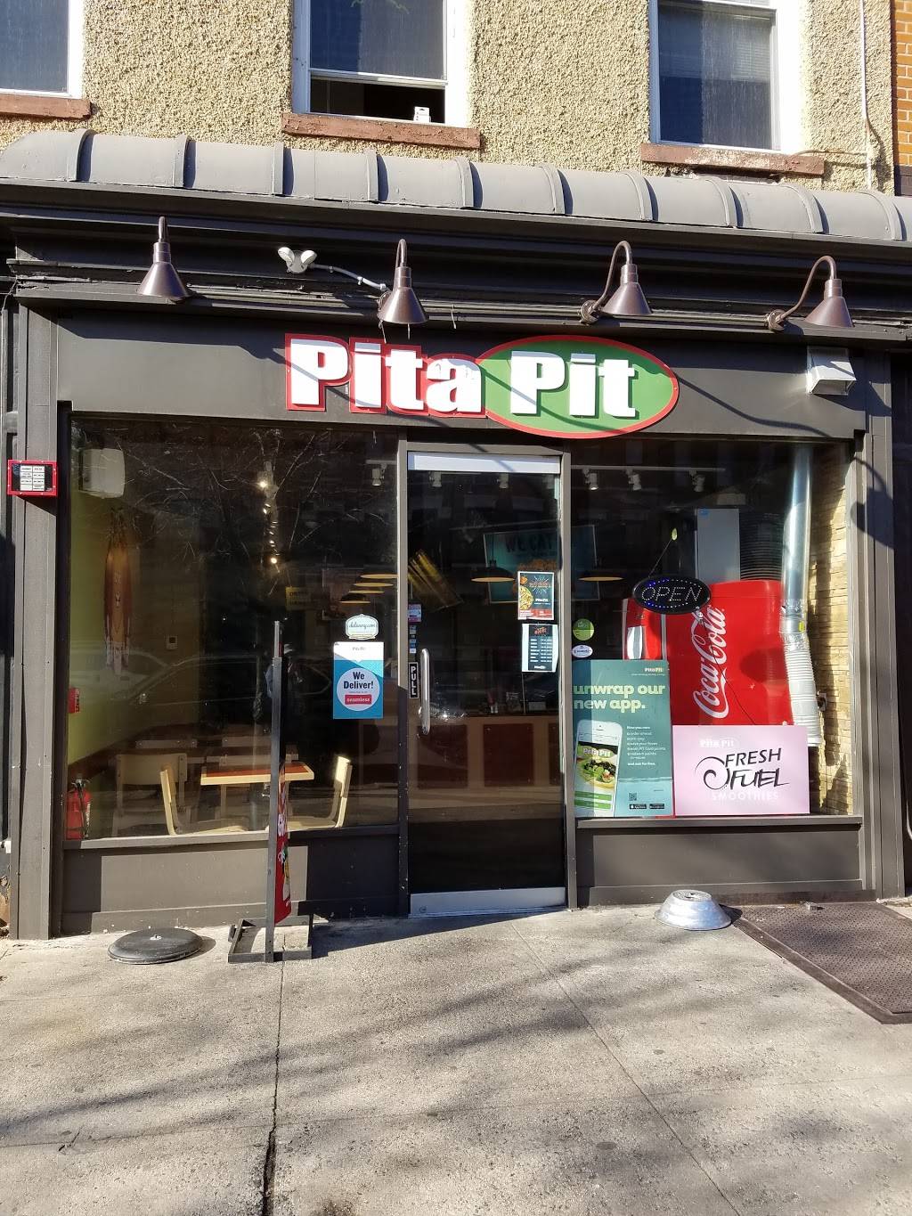 Pita Pit | restaurant | 732 Washington St #1, Hoboken, NJ 07030, USA | 2016838500 OR +1 201-683-8500