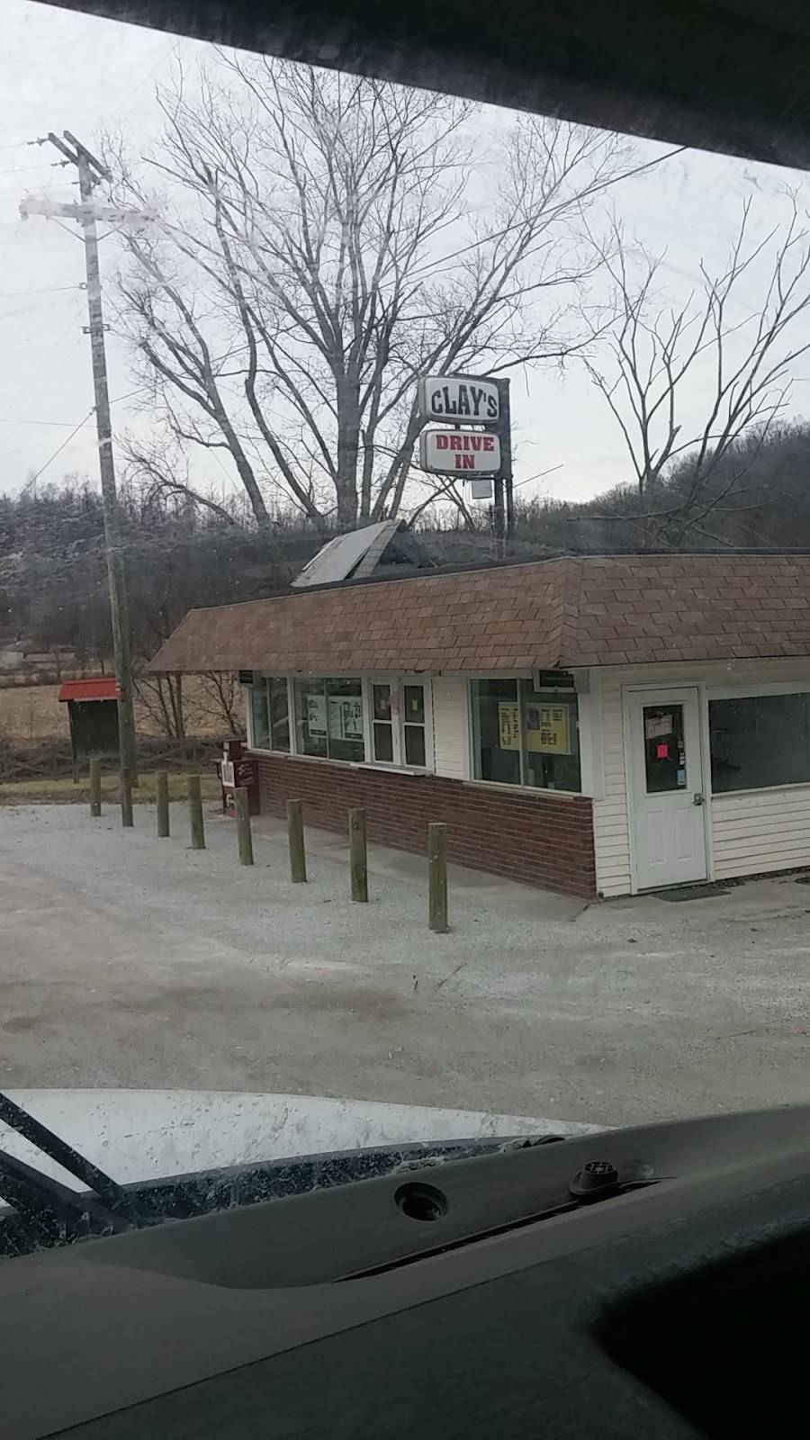 Clays Drive In | restaurant | 33340 Cadiz-Piedmont Rd, Piedmont, OH 43983, USA | 7409684638 OR +1 740-968-4638