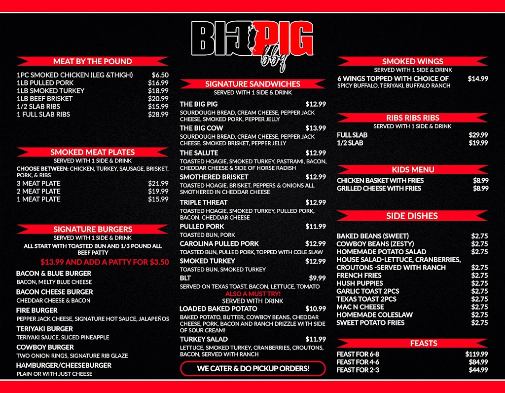 BIG PIG BBQ | restaurant | 222 Crossroads Blvd, Saratoga Springs, UT 84045, USA | 8018767909 OR +1 801-876-7909