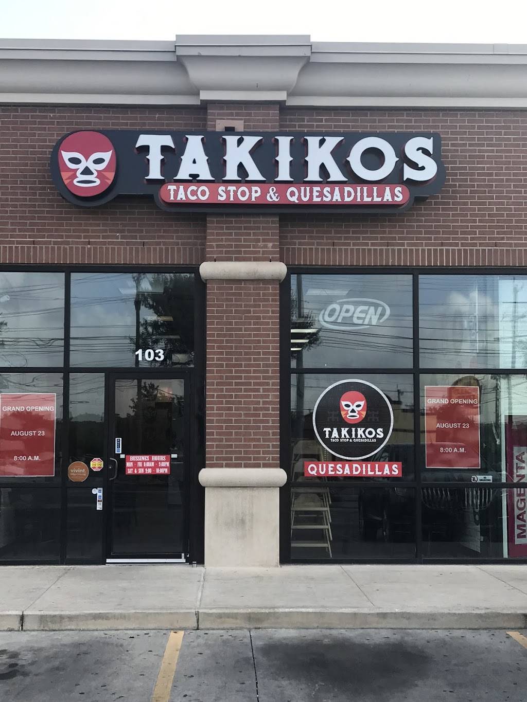 Takikos Taco Stop | restaurant | 9355 Culebra Rd #103, San Antonio, TX 78251, USA | 2103525234 OR +1 210-352-5234