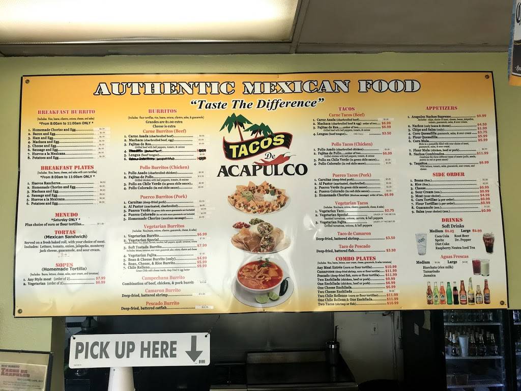Tacos de Acapulco San Luis Obispo | restaurant | 596 California Blvd, San Luis Obispo, CA 93405, USA | 8055439100 OR +1 805-543-9100