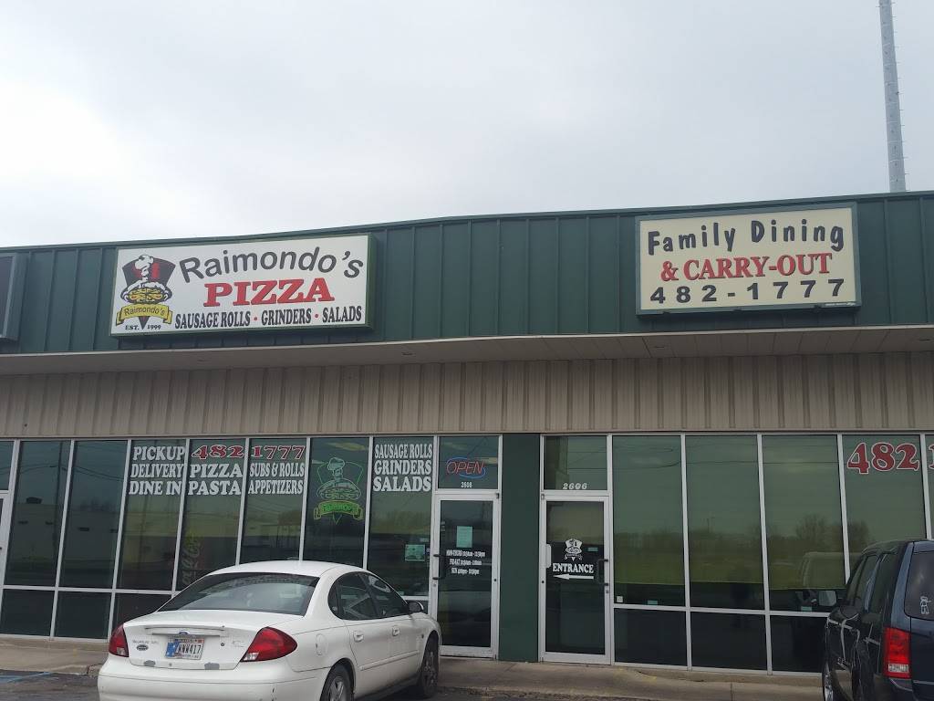 Raimondos Pizza | restaurant | 2608 W State Blvd, Fort Wayne, IN 46808, USA | 2604821777 OR +1 260-482-1777