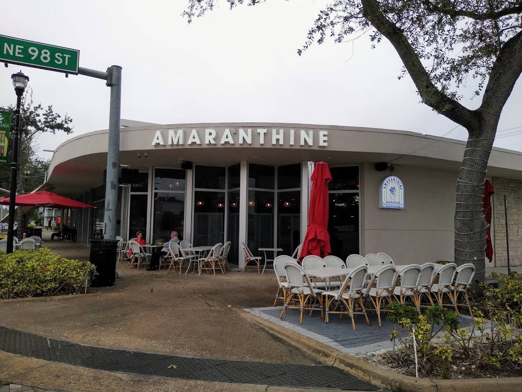 Amaranthine Bistro | restaurant | 9801 NE 2nd Ave, Miami Shores, FL 33138, USA | 7869074924 OR +1 786-907-4924