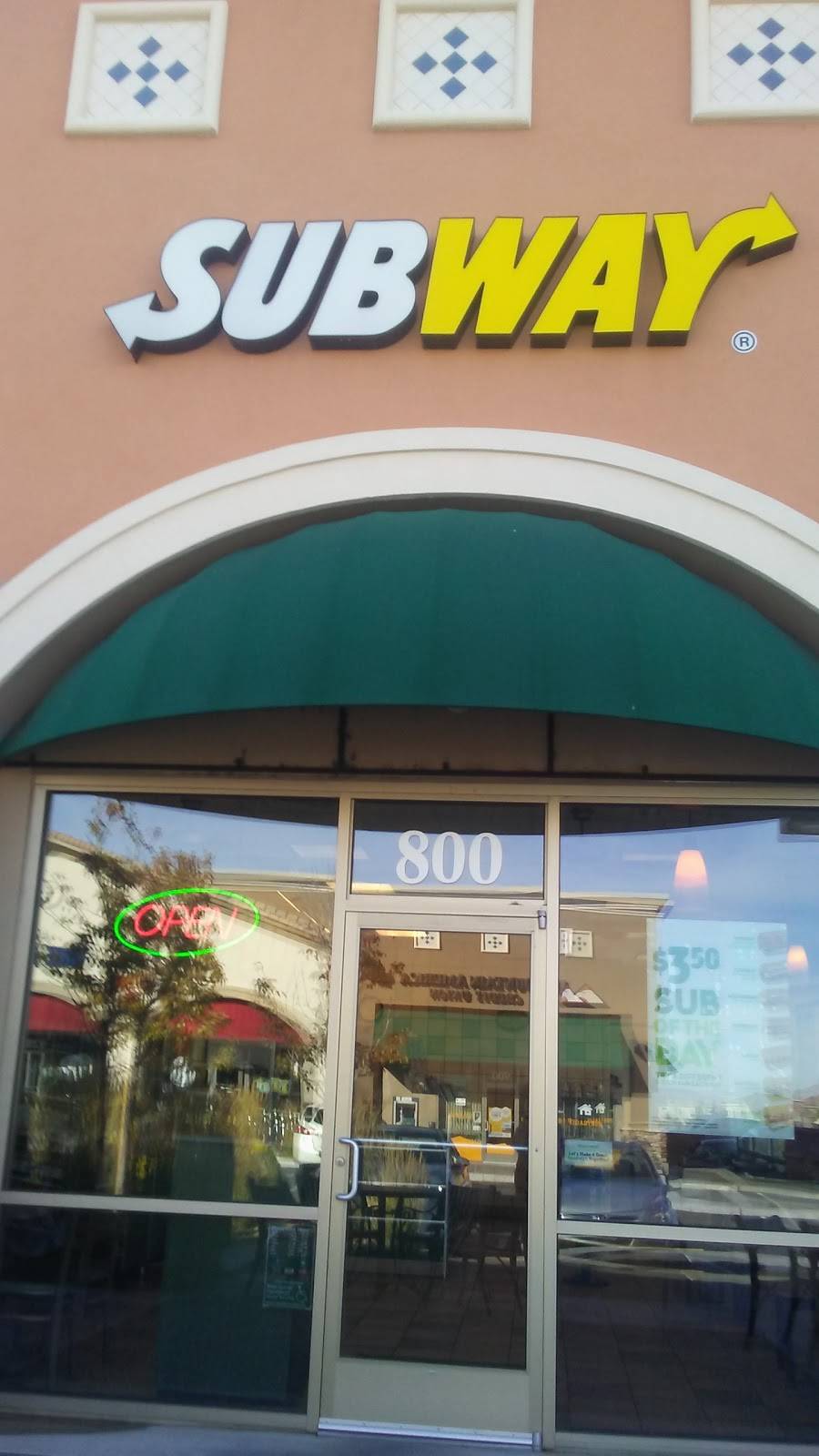 Subway | restaurant | 1131 Steamboat Pkwy, Reno, NV 89521, USA | 7756576218 OR +1 775-657-6218