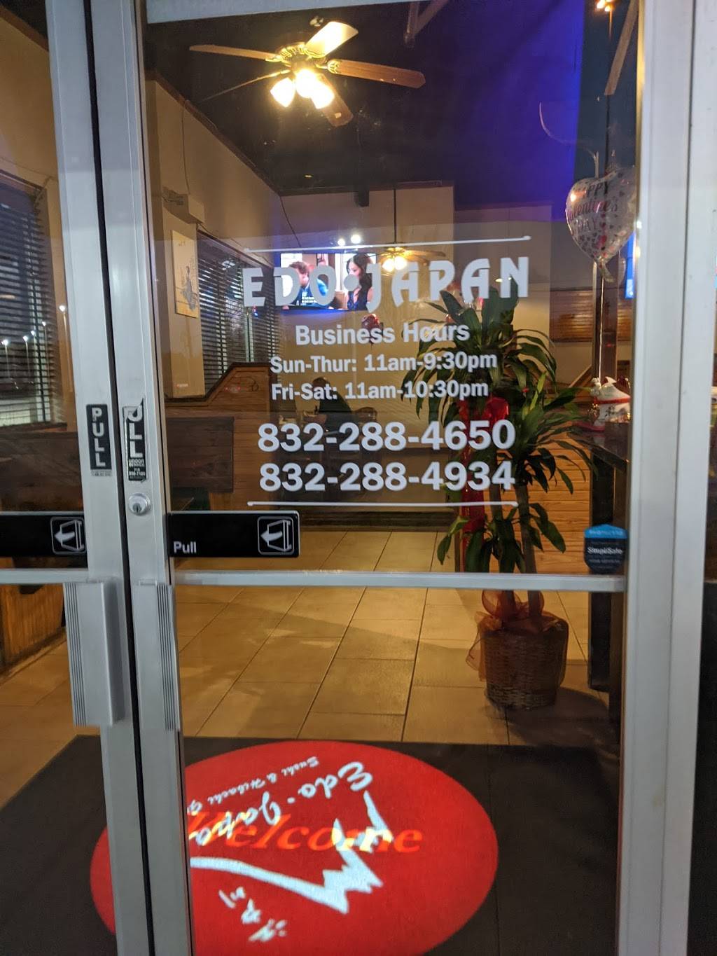 Edo Japan | restaurant | 11460 Fuqua St #900, Houston, TX 77089, USA | 8322884650 OR +1 832-288-4650