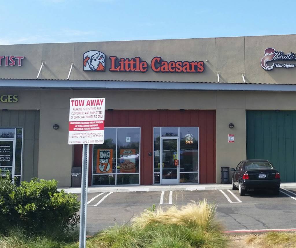 Little Caesars Pizza | meal takeaway | 3001 Bonita Rd Suite 500, Chula Vista, CA 91910, USA | 6194271600 OR +1 619-427-1600
