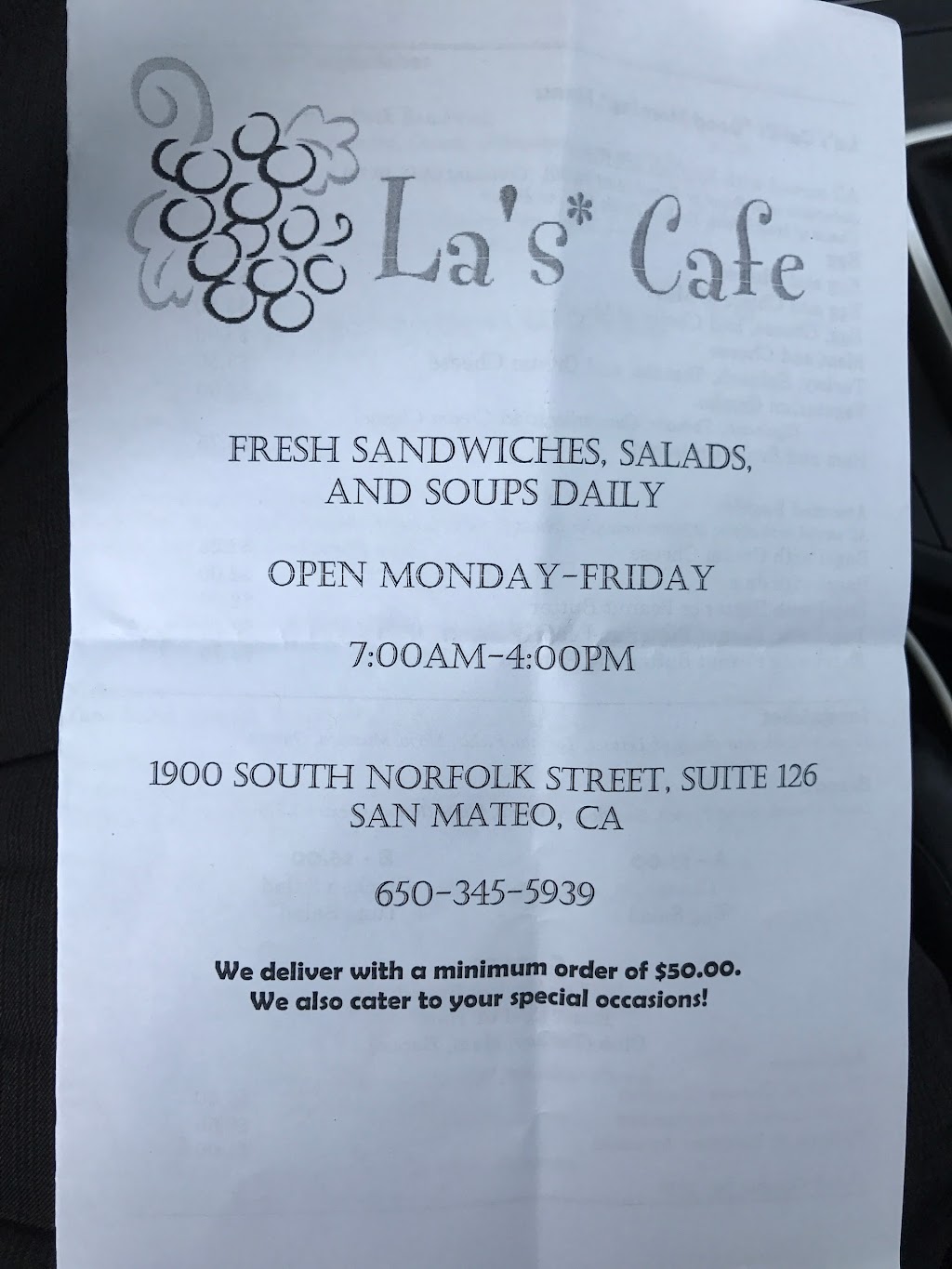 Las Cafe | cafe | 1900 S Norfolk St # 126, San Mateo, CA 94403, USA | 6503455939 OR +1 650-345-5939
