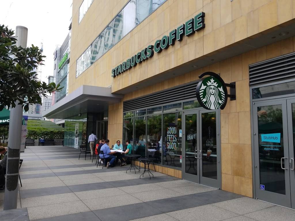 Starbucks | cafe | 800 W Olympic Blvd #102, Los Angeles, CA 90015, USA | 2137481009 OR +1 213-748-1009