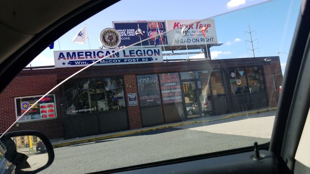 American Legion, Wm. T. McCoy Post #92 | restaurant | 915 21st Ave SE, Rochester, MN 55904, USA | 5072821322 OR +1 507-282-1322