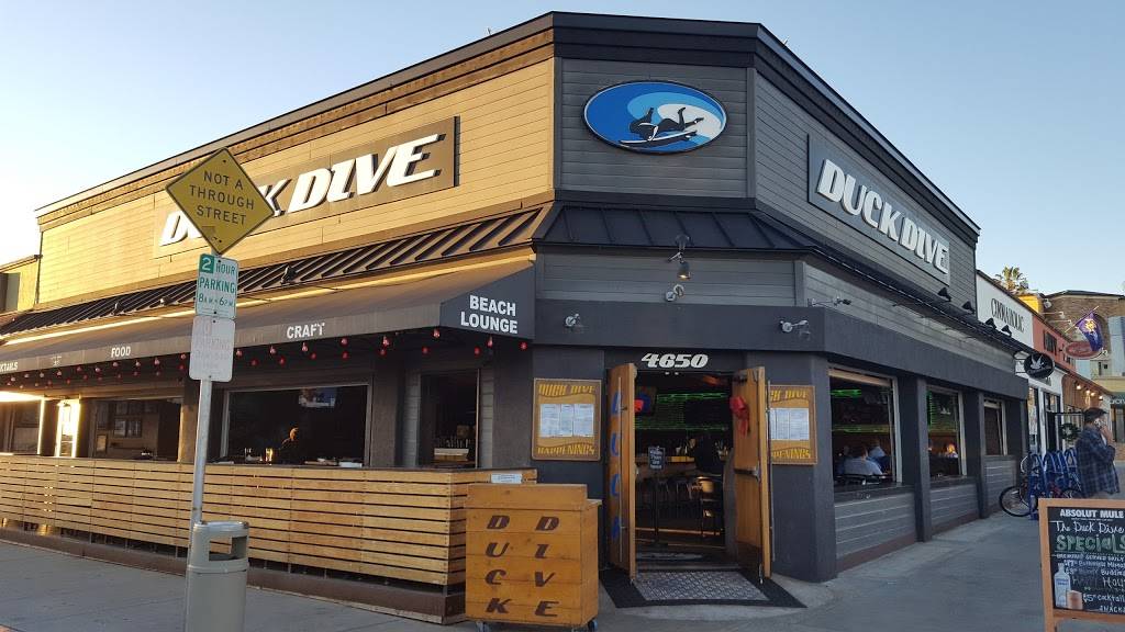 The Duck Dive | restaurant | 4650 Mission Blvd, San Diego, CA 92109, USA | 8582733825 OR +1 858-273-3825