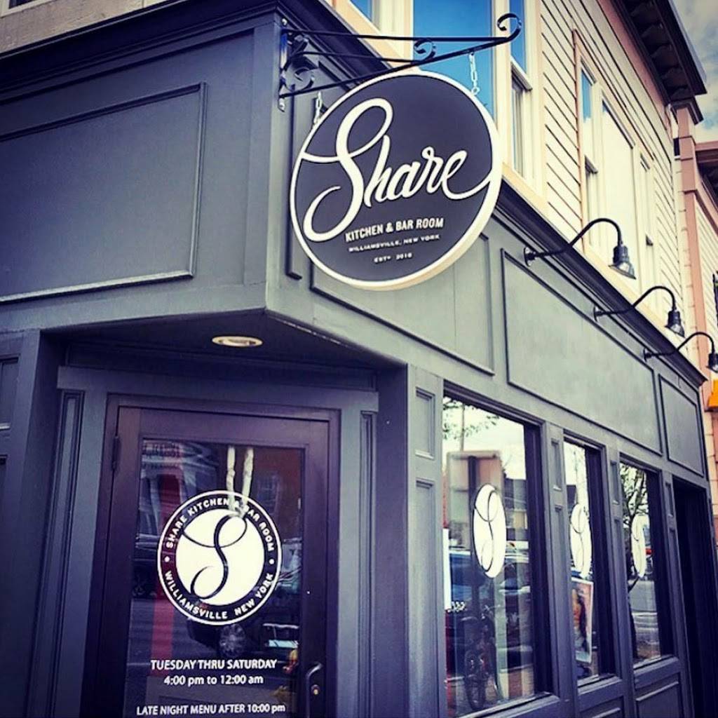 Share Kitchen & Bar Room | restaurant | 5590 Main St, Williamsville, NY 14221, USA | 7169063400 OR +1 716-906-3400