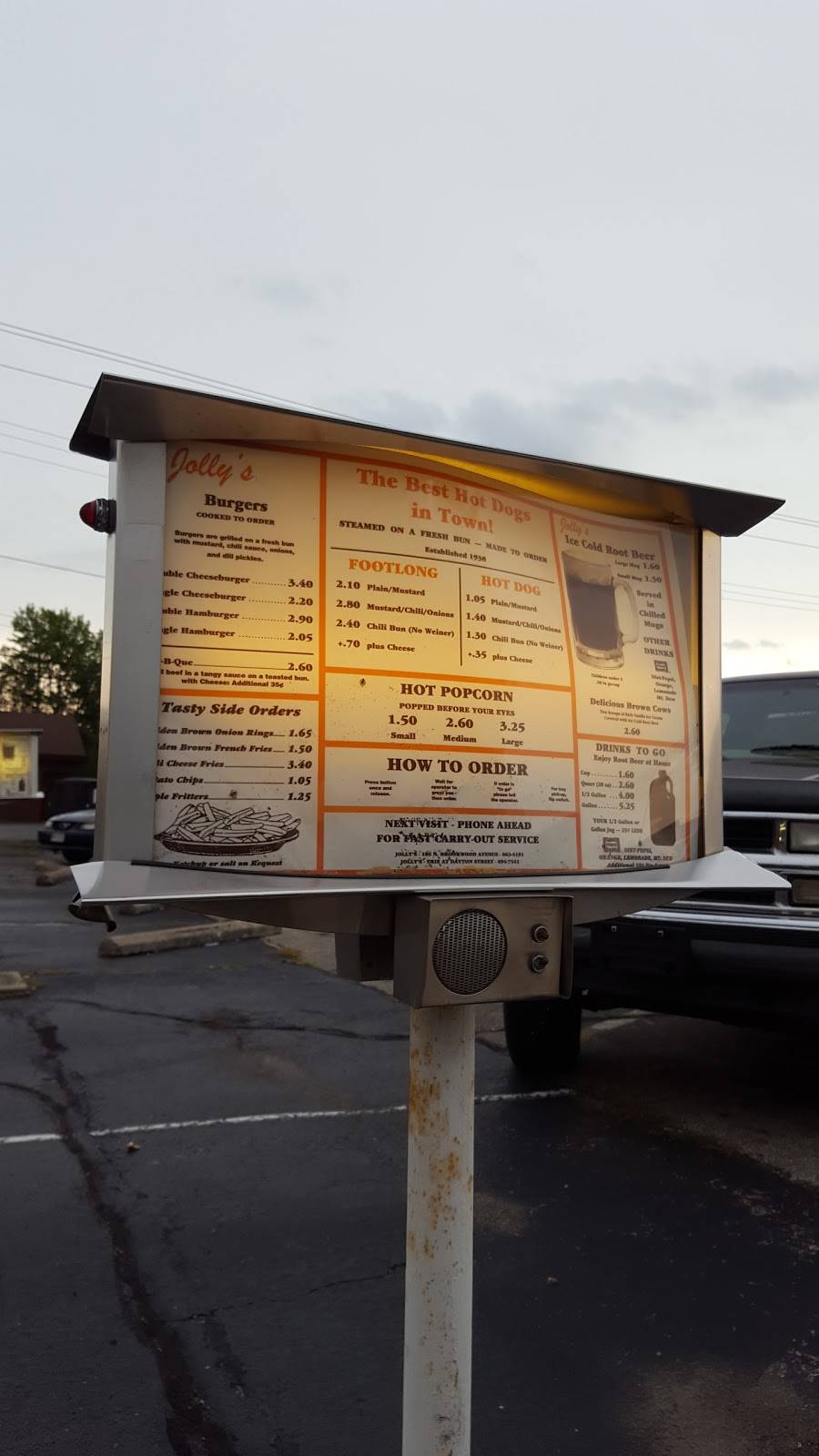 Jollys Drive In | restaurant | 165 Brookwood Ave, Hamilton, OH 45013, USA | 5138634191 OR +1 513-863-4191