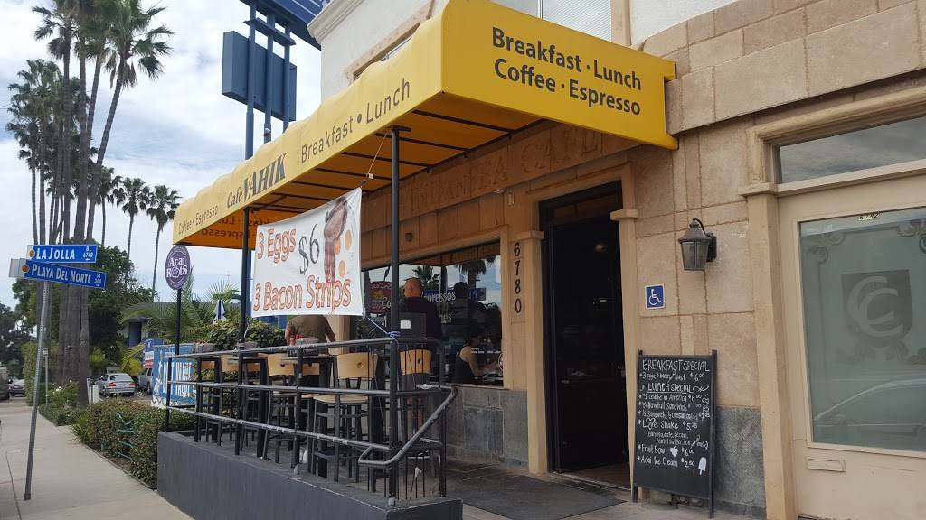 Café Vahik | cafe | 6780 La Jolla Blvd, La Jolla, CA 92037, USA | 8584591895 OR +1 858-459-1895