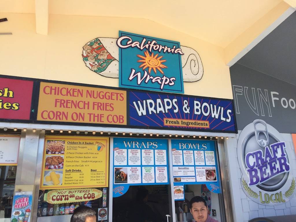 California Wraps | restaurant | 817 Beach St, Santa Cruz, CA 95060, USA | 8314235590 OR +1 831-423-5590