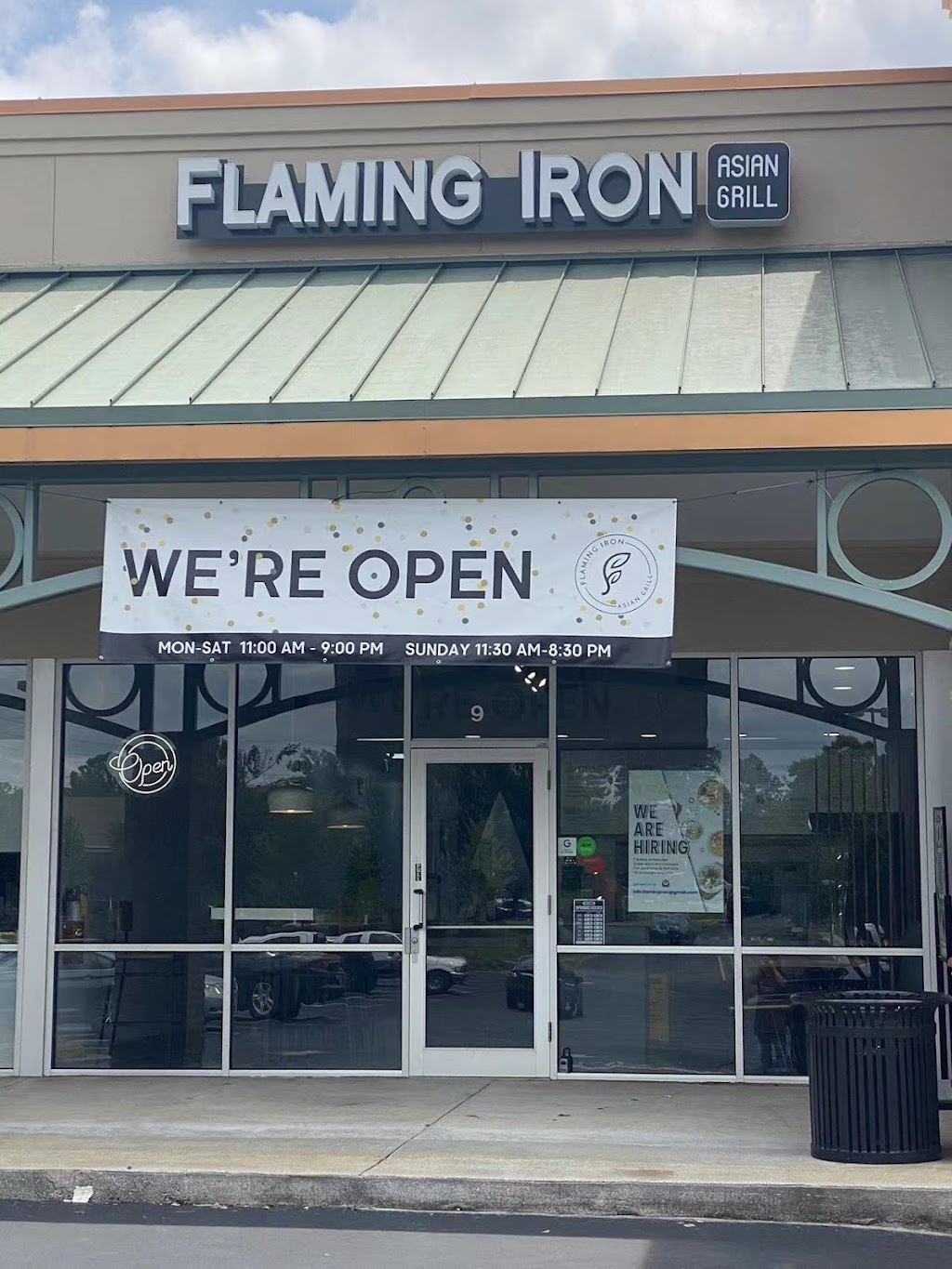 Flaming Iron | restaurant | 1000 Peachtree Industrial Blvd Ste 9, Suwanee, GA 30024, USA | 4705891446 OR +1 470-589-1446