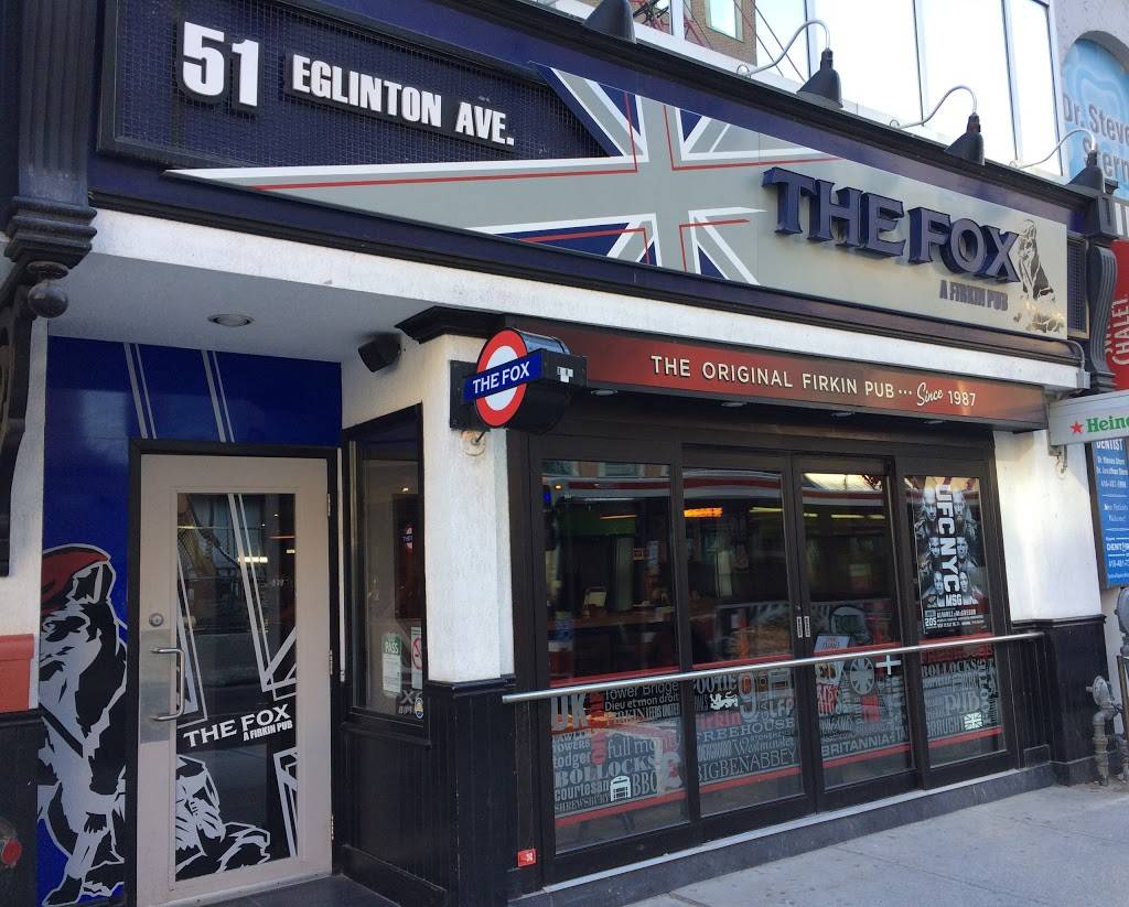 The Fox: A Firkin Pub | restaurant | 51 Eglinton Ave E, Toronto, ON M4P 1G7, Canada | 4164800200 OR +1 416-480-0200