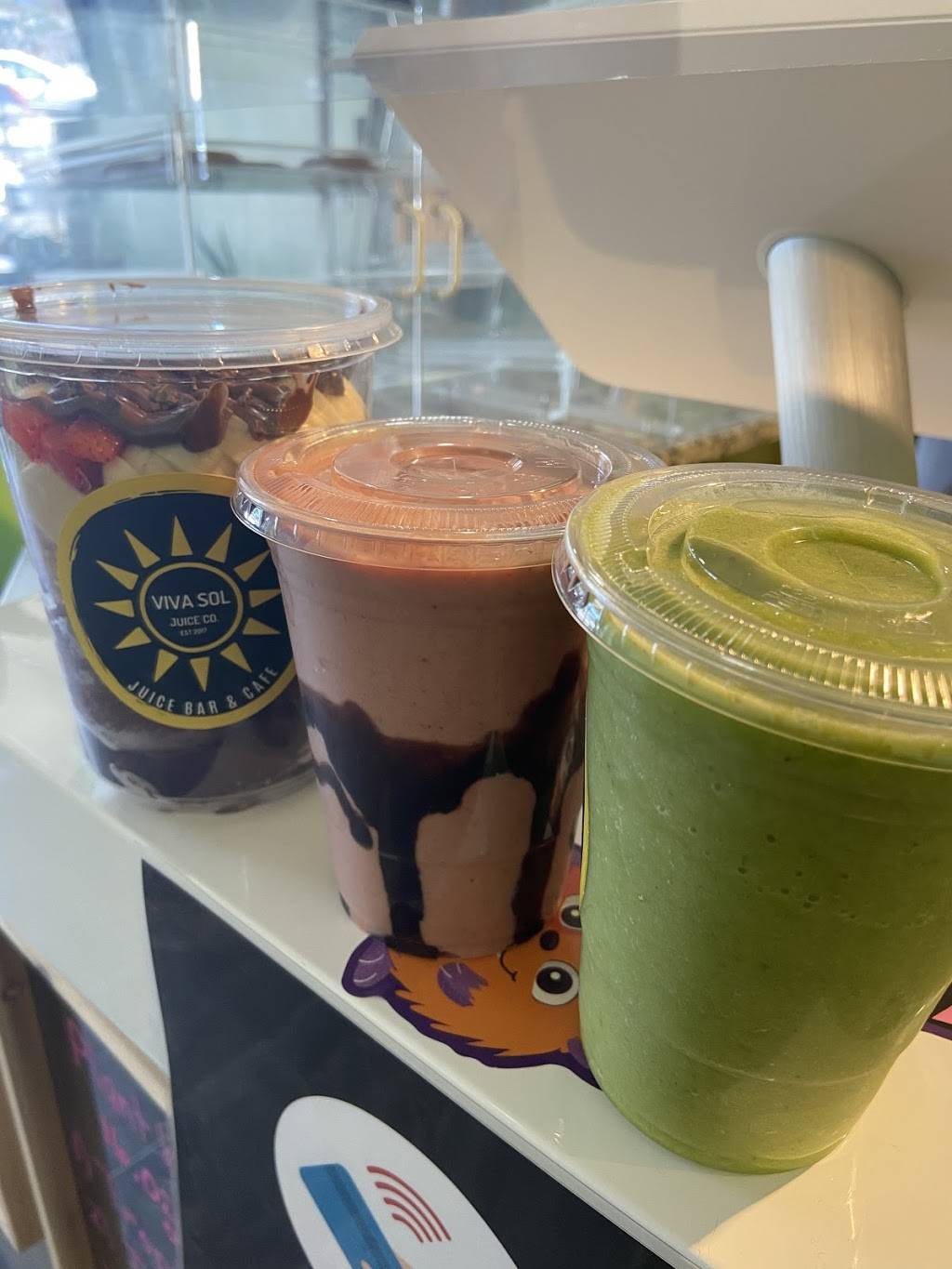 Viva Sol Juice Co. | restaurant | 124 Maple Ave W, Vienna, VA 22180, USA | 5714077409 OR +1 571-407-7409