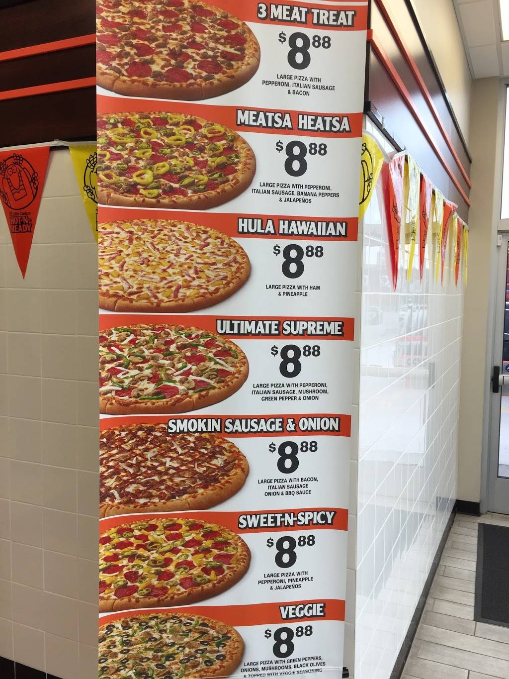 Little Caesars Pizza | meal takeaway | 501 E 6th St, Muscatine, IA 52761, USA | 5635546600 OR +1 563-554-6600