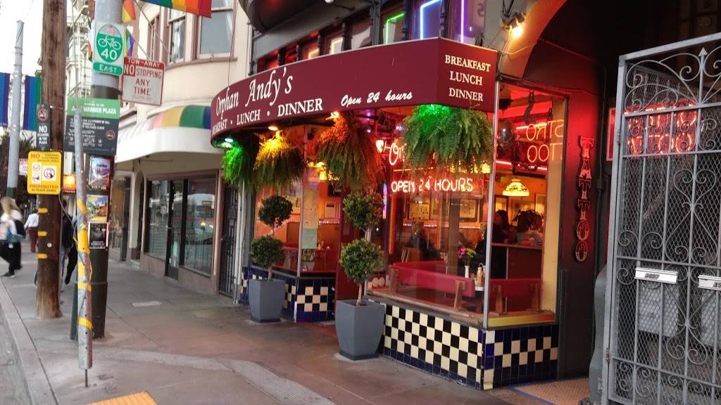 Orphan Andys | restaurant | 3991 17th St, San Francisco, CA 94114, USA | 4158649795 OR +1 415-864-9795