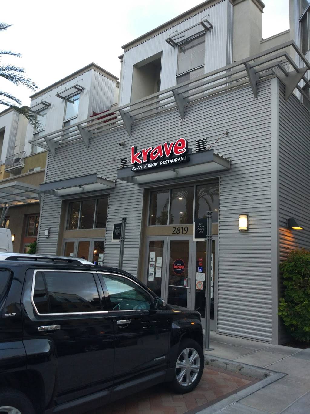 Krave Asian Fusion Restaurant | night club | 2819 Main Street, Irvine, CA 92614, USA | 9493796075 OR +1 949-379-6075