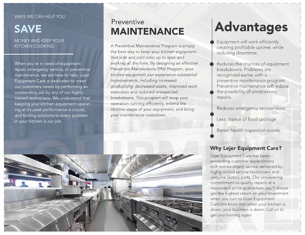 LEJER EQUIPMENT CARE | restaurant | Houston, TX 77055, USA | 7133732169 OR +1 713-373-2169