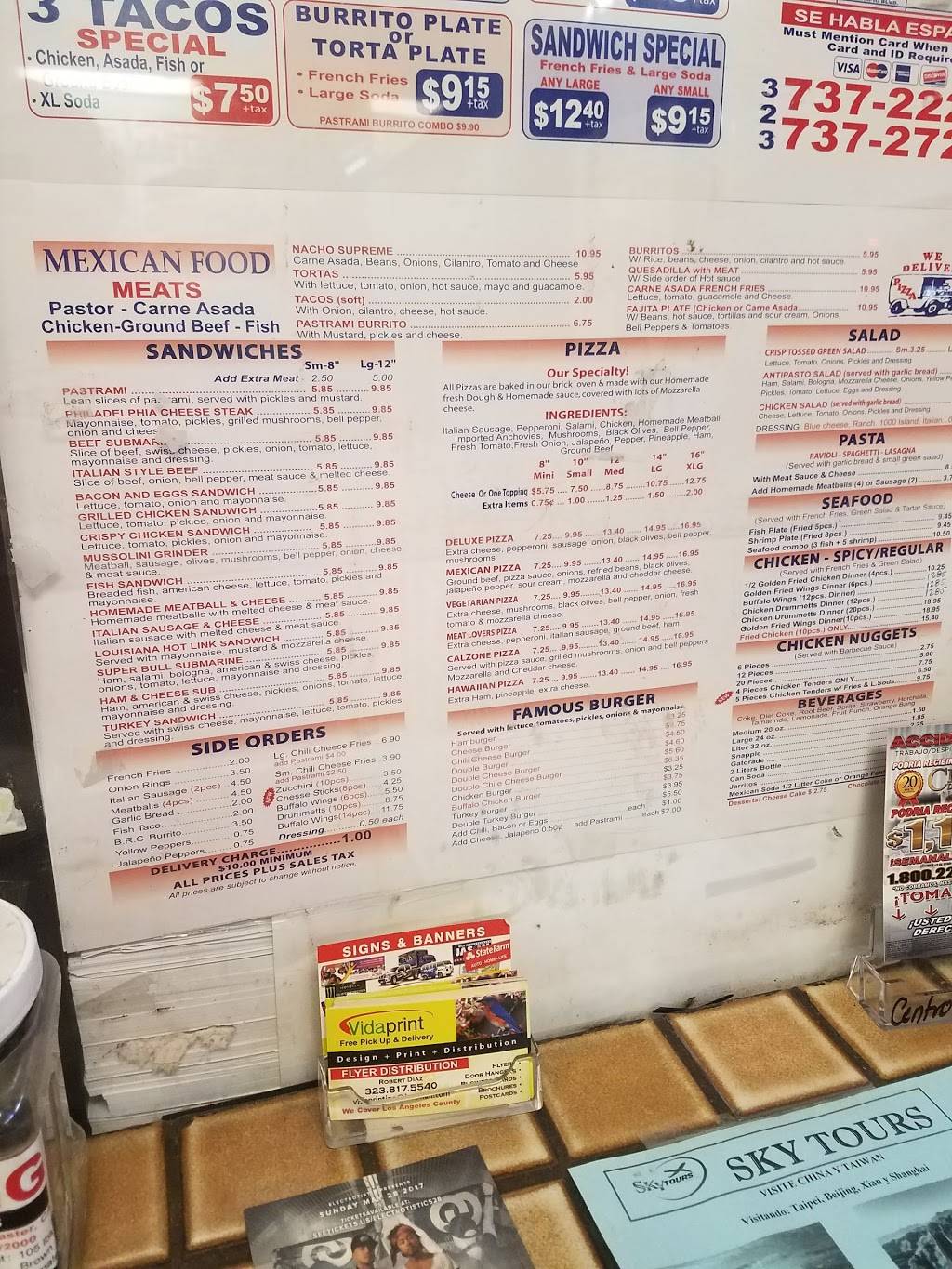 Angelinos Pizza | restaurant | 2201 W Washington Blvd, Los Angeles, CA 90018, USA | 3237372222 OR +1 323-737-2222