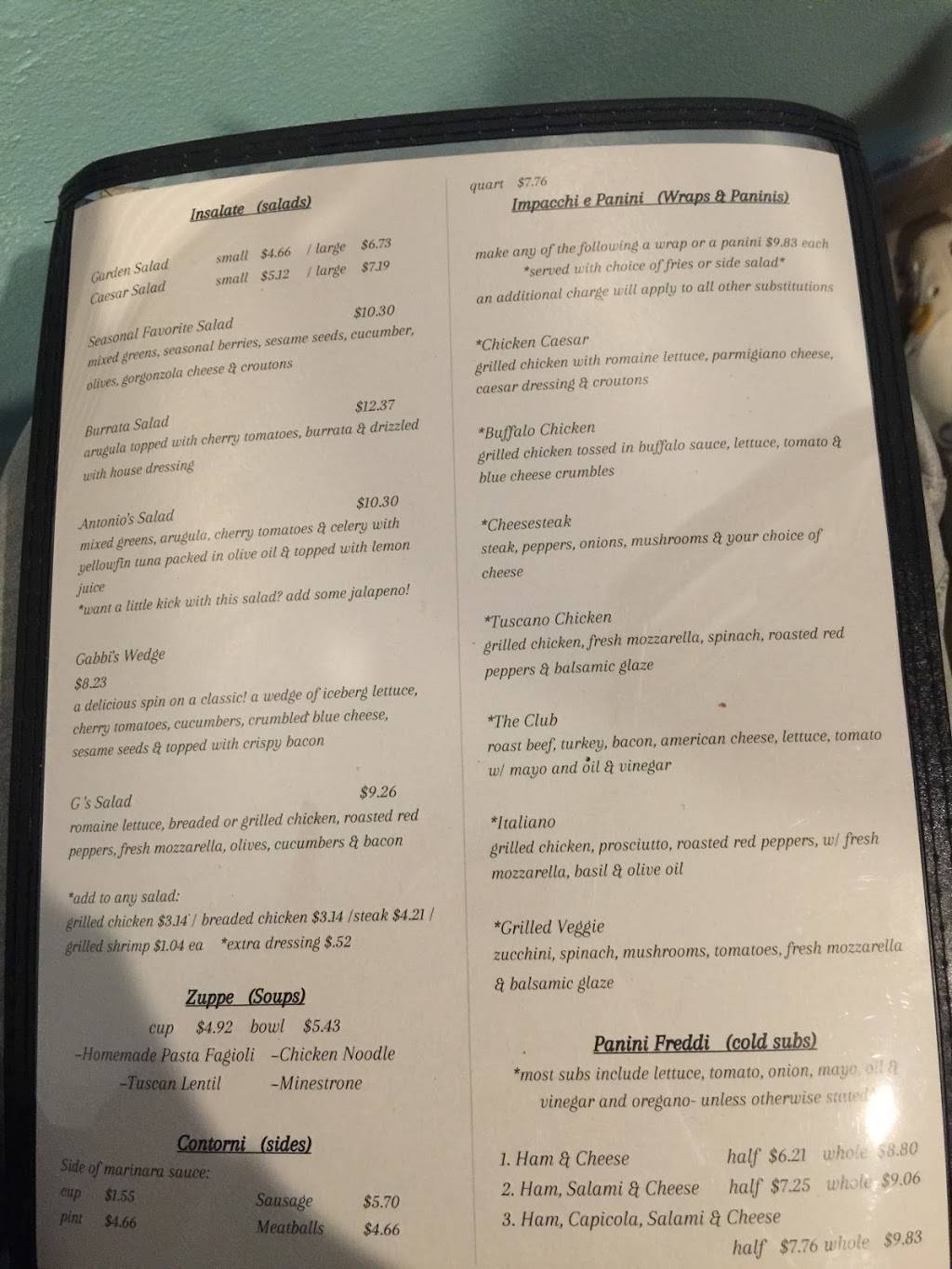 Gabbis Trattoria | restaurant | 2 Old Forge Rd, Helmetta, NJ 08828, USA | 7325902113 OR +1 732-590-2113