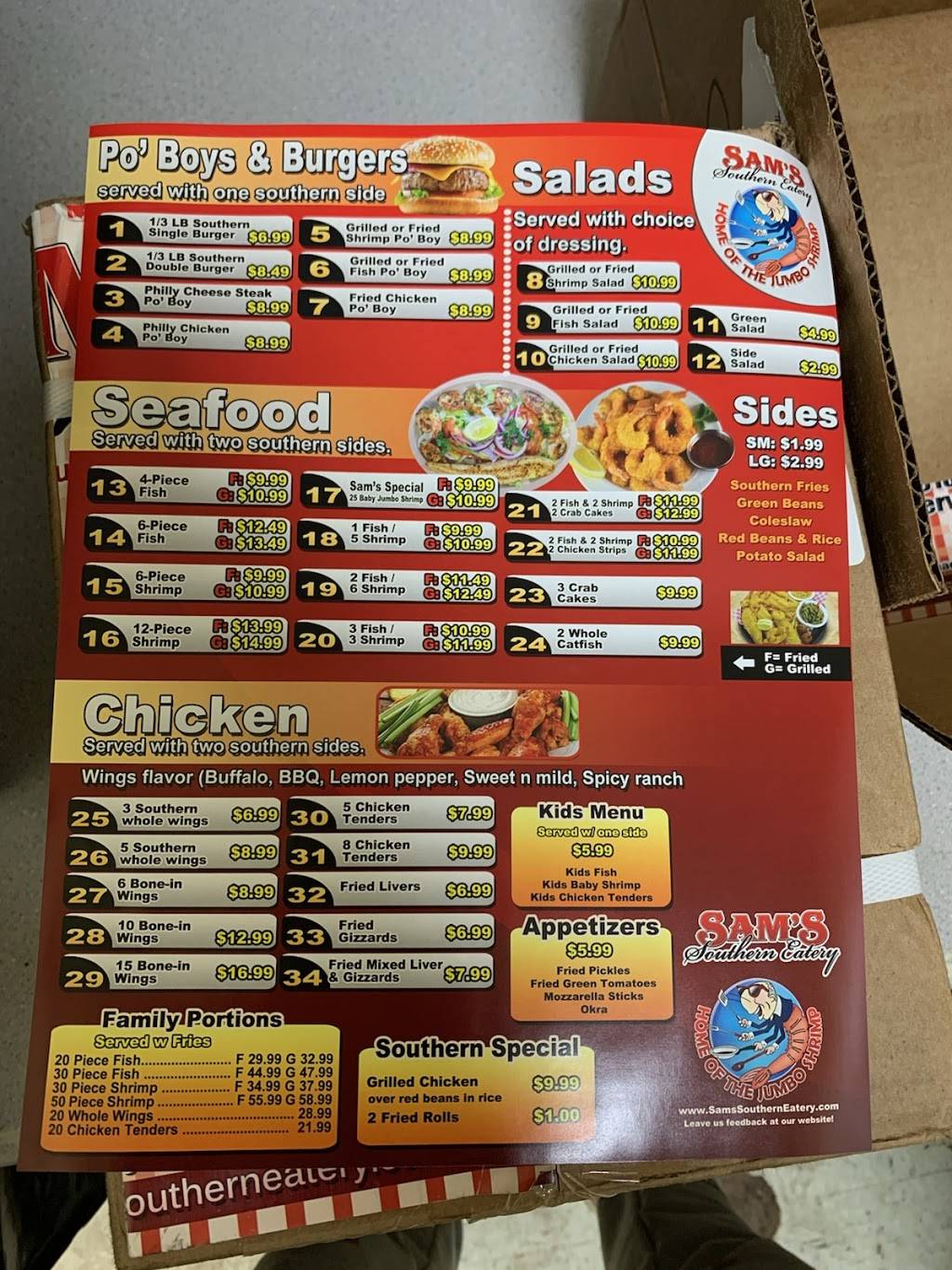 Sams Southern Eatery Stoner Avenue | restaurant | 613 Stoner Ave, Shreveport, LA 71101, USA | 3187791472 OR +1 318-779-1472