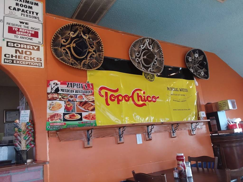 Zapatas Mexican Restaurant | restaurant | 1808 W 2nd St, Taylor, TX 76574, USA | 5123523995 OR +1 512-352-3995