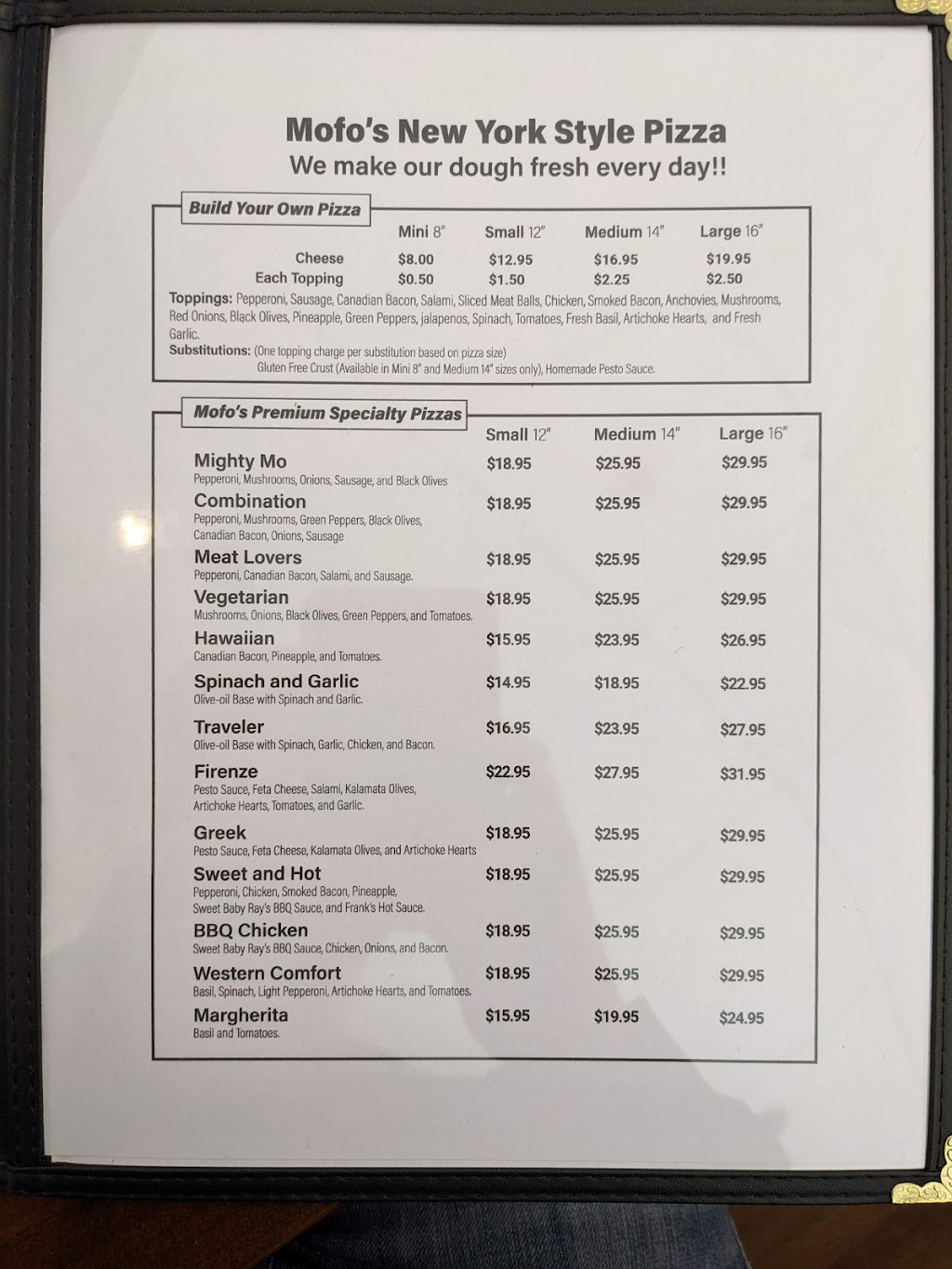 Mofos Pizza and Pasta Galena | restaurant | 18180 Wedge Pkwy Suite, Reno, NV 89511, USA | 7753768121 OR +1 775-376-8121