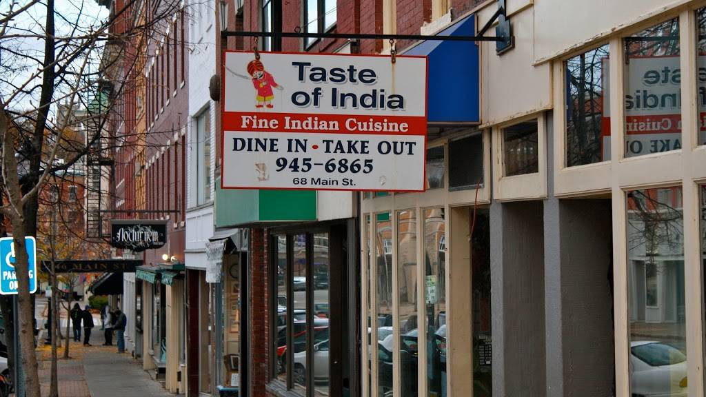 Taste of India | restaurant | 68 Main St, Bangor, ME 04401, USA | 2079456865 OR +1 207-945-6865