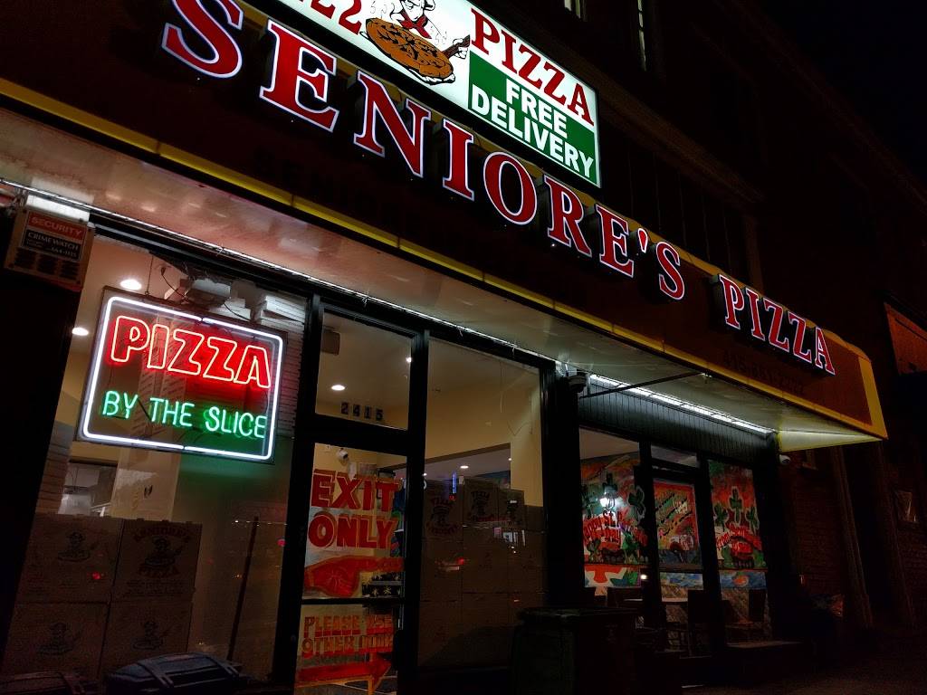 Seniores Pizza | meal delivery | 2415 19th Ave, San Francisco, CA 94116, USA | 4156612222 OR +1 415-661-2222