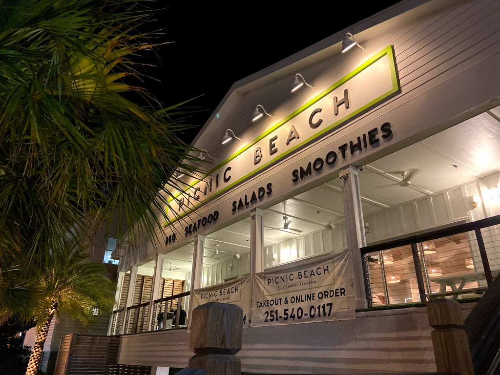 Picnic Beach | restaurant | 128 E 1st Ave, Gulf Shores, AL 36542, USA | 8504666207 OR +1 850-466-6207