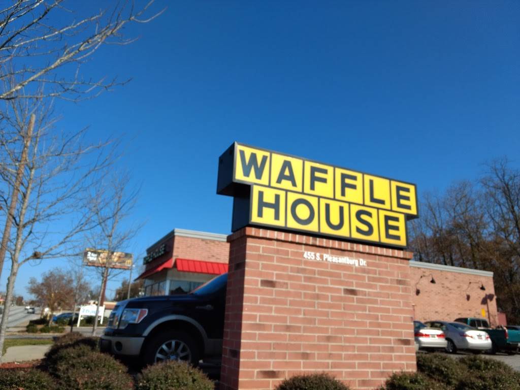 Waffle House | meal takeaway | 455 S Pleasantburg Dr, Greenville, SC 29607, USA | 8642329018 OR +1 864-232-9018