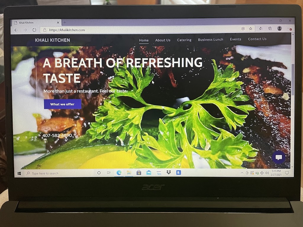 Khali Kitchen | restaurant | 115 Hickory St #204, Melbourne, FL 32904, USA | 4075836890 OR +1 407-583-6890